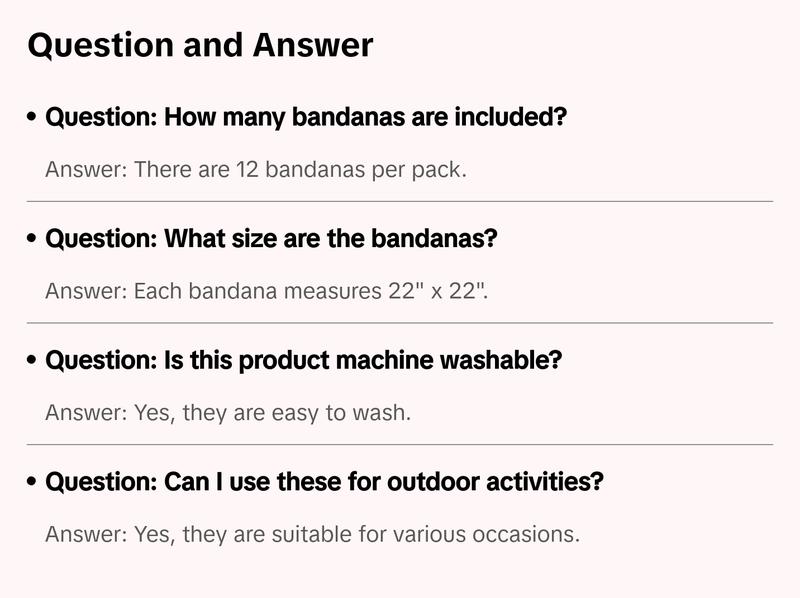 12Pcs Bandanas 100% Cotton Double Sided Paisley Print Head Wrap Scarf