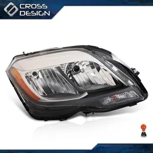 CROSSDESIGN Halogen Headlight Right PassengerSide Fits 13-15 Mercedes Benz GLK250 GLK350