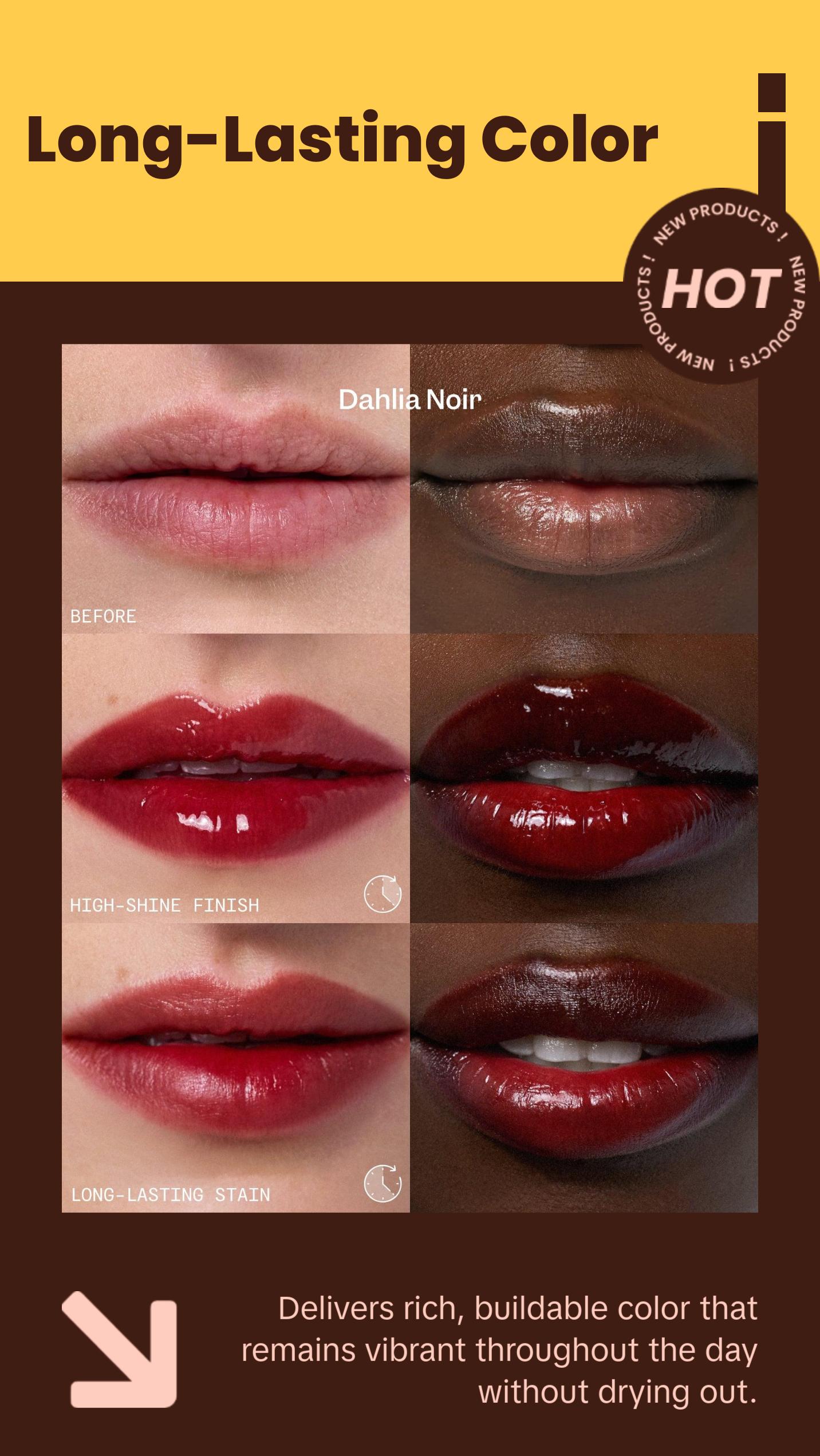 VIOLETTE_FR Lip Nectar - Dahlia Noir - Hydrating Lip Stain