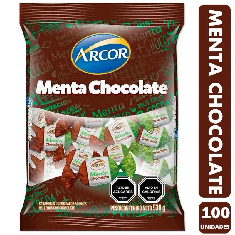 1 bag of dulce MENTA CHOCOLATE 100 units
