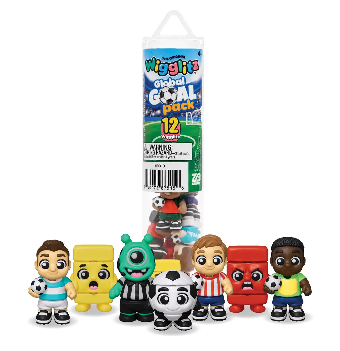 Wigglitz Global Goal 12 Pack – 12 Collectible Wiggly Fidget Toys – Award-Winning, Plant-Based, Made in USA – Global Goal Series Characters for Collecting, Trading, Creative Play & Endless Fun