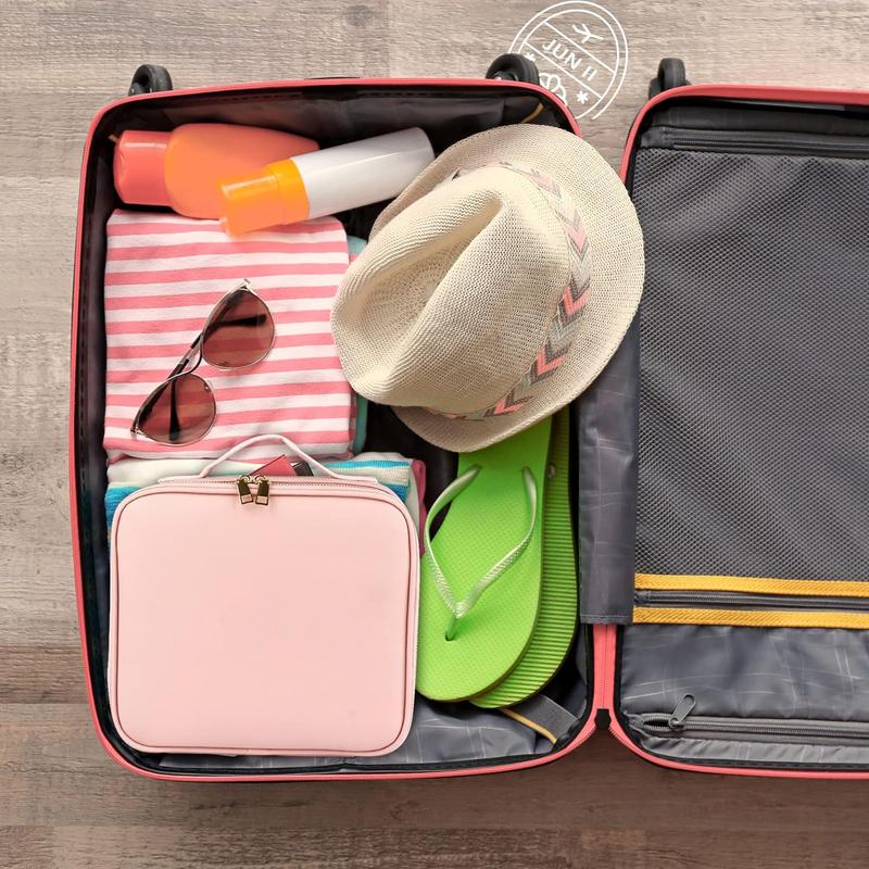 Makeup Bag with Mirror and Light Travel Makeup Train Case Cosmetic Bag Organizer Portable Artist Storage Bag with Adjustable Dividers Makeup Brushes Storage Organizer Makeup Bag with Mirror and Light Travel Makeup Train Case Cosmetic Bag Organizer Portable Artist Storage Bag with Adjustable Dividers Makeup Brushes Storage Organizer