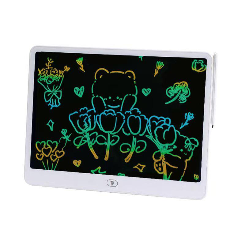16-inch Oversized Screen Children's LCD Handwriting & Drawing Board One-click Clear Writing Practice Tablet Doodle Board for Kids Ideal Writing & Doodling TikTok Hot Item Fun Educational Tool