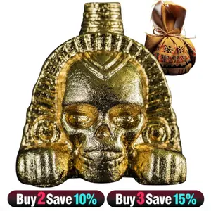 Screaming Aztec Death Whistle by ITZCOEHUA - Loudest Authentic Human Sounding Screams 125+ Decibels, Loud, Collectible, Aztec Design in Obsidian Black Decor Religious