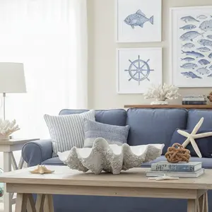 Gigas Clam Shell with Barnacles