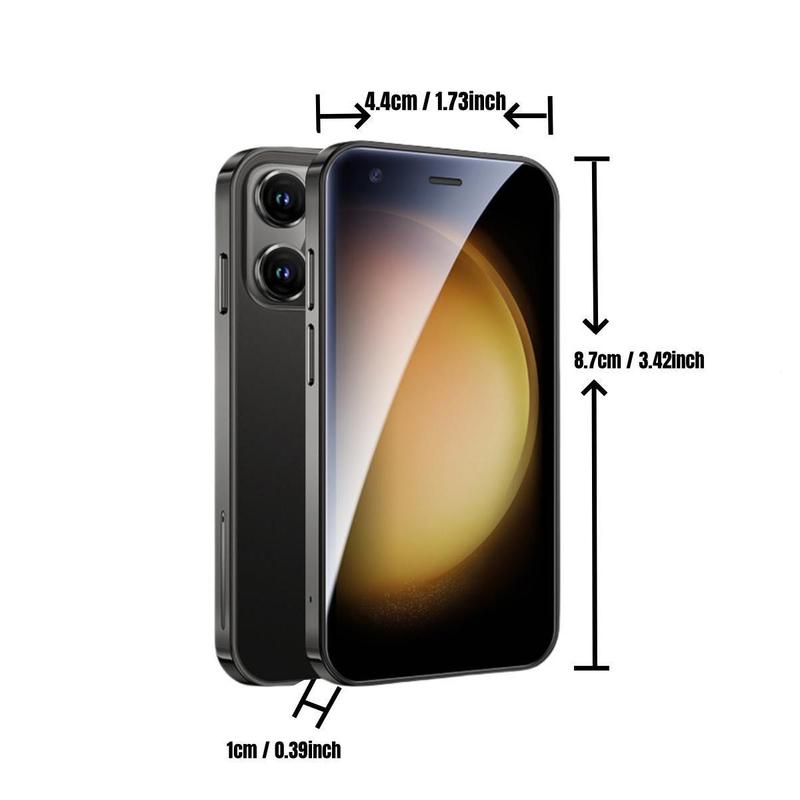 FUFFI Mini Smart Android Phone, 3 Inch HD Screen, 2gb RAM + 16GB Storage, 5mp Camera, Dual Sim, quad-core processor, 900mah Battery, 5 Colors Available