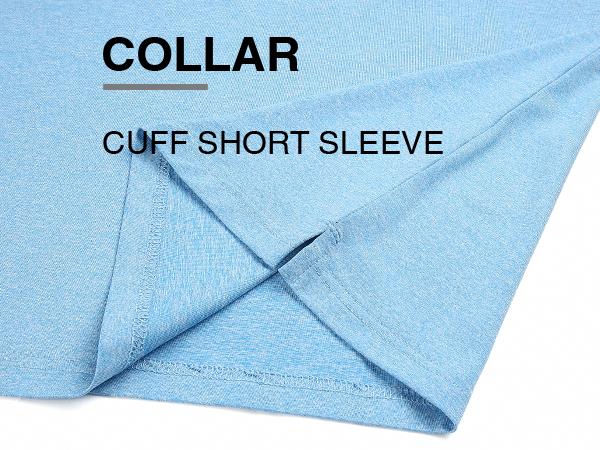 COOFANDY Men's Polo Shirt Golf Dry Fit Performance Short Sleeve Moisture Wicking Athletic Polo Collared Tennis T-Shirt