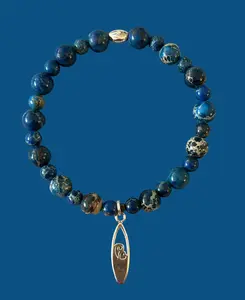 Surfboard Sterling Silver Charm