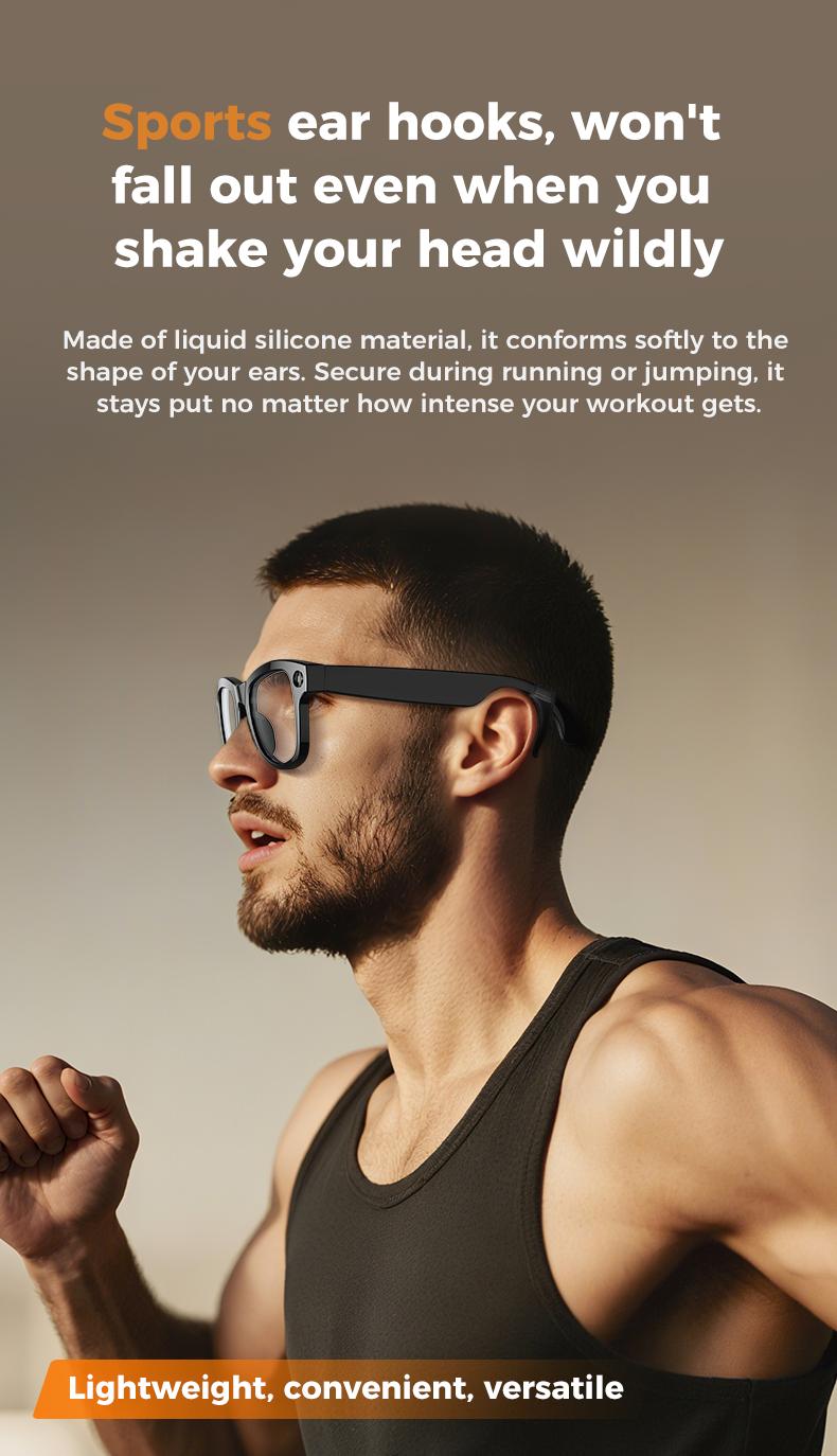 [Spring Deals] Tukio M02 Ultra-Smart AI Translator Camera Glasses with 4K Camera & Surround Sound Headphones Photochromic Polarized Lenses for Daily Activities Work & Driving - Smartgoggles