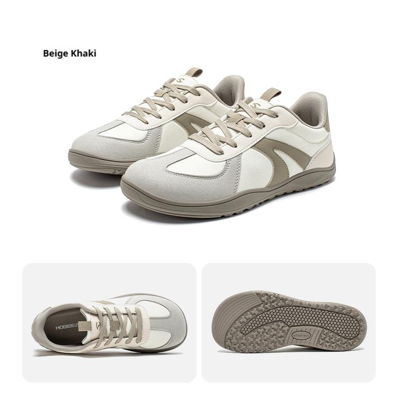 HOBIBEAR Barefoot Shoes Wide Casual Lace Up Retro Fashion Sneakers for Women Men