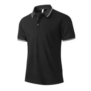 Men’s Summer Short-Sleeve Polo Shirt – Breathable, Comfortable, Turn-Down Collar, Business Casual, Commuter Workwear Top