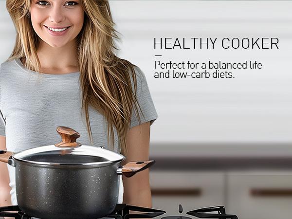 Kitchen Academy Granite Pots and Pans Set Non Stick, 12 Piece Cast Induction Cookware Set, Black Nonstick Kitchen Cooking Set w/Frying Pans & Saucepans(PFOS,PFOA,PFAS,PTFE Free) Kitchen Academy Granite Pots and Pans Set Non Stick, 12 Piece Cast Induction Cookware Set, Black Nonstick Kitchen Cooking Set w/Frying Pans & Saucepans(PFOS,PFOA,PFAS,PTFE Free)