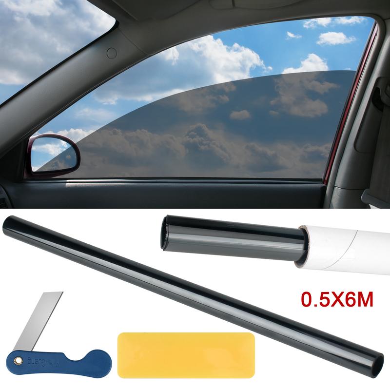 1% 5% 15% 20% 25% 35% 50%VLT Car Window Tint Roll (300/600CM) – UV/IR/Heat/Glare Shield, Scratch-Resistant for Car/Home/Office & Rear Glass Sun Shade