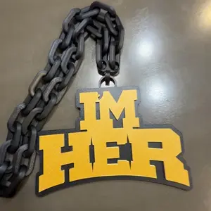 “I’m Her” hype fan chain necklace