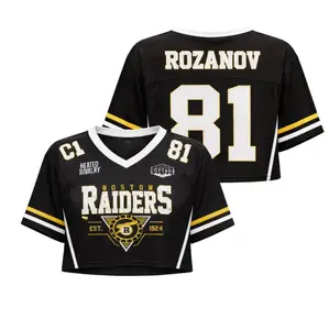 (Launch Deal) Raiders Crop Top Football Jersey, Boston Croptop Jersey, Connor Storrie Shirt, Perfect Gift for Fan