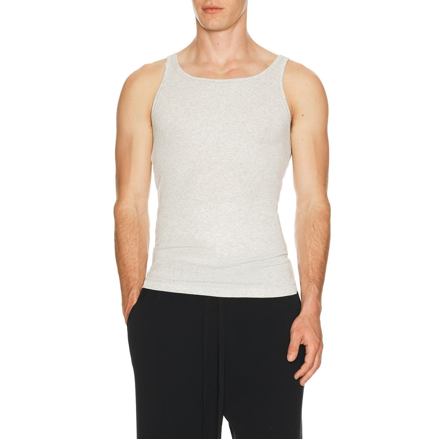 SKIMS Cotton Rib Tank 3-Pack in Onyx