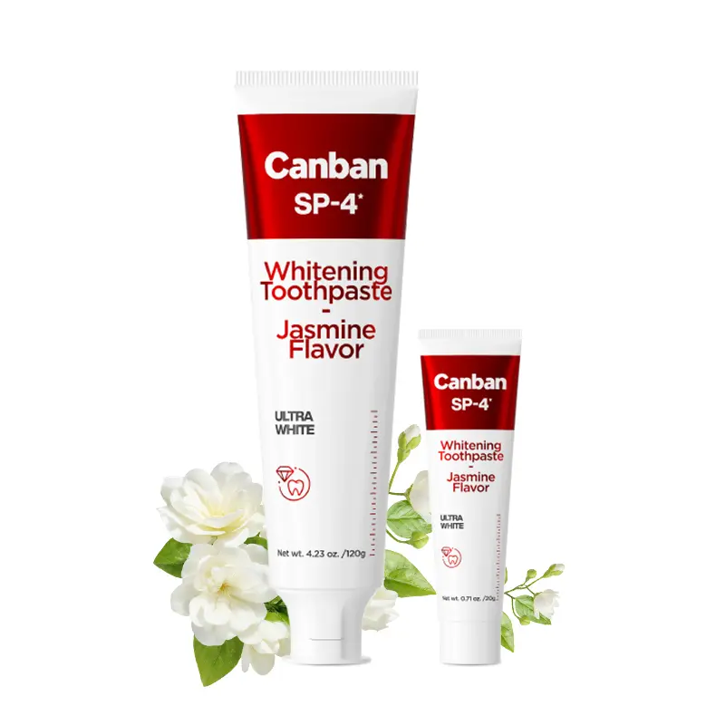 Canban SP-4 Whitening Toothpaste Set Oral Health Care Bad Breath Removal Probiotics for Healthy White Teeth