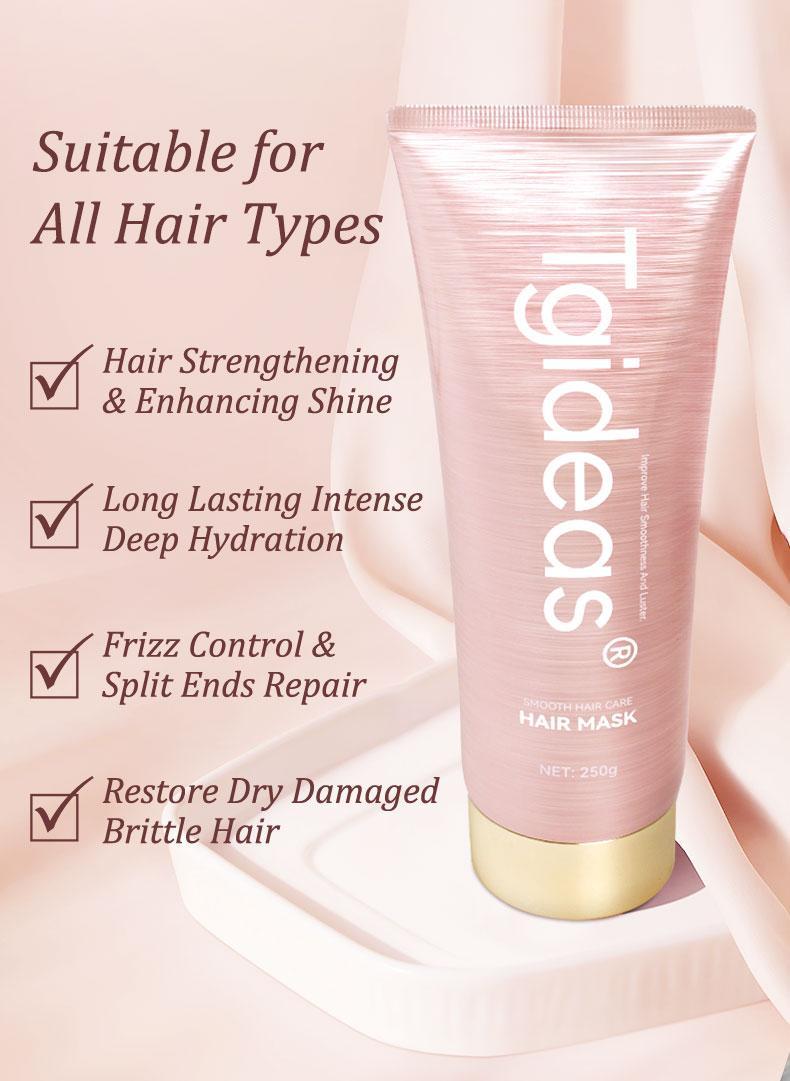 Tgideas Hydrolyzed Keratin Hair Mask - Deep Repair Conditioning Smooth Shine - Hair Mask Conditioner Conditioning for All Hair Types Haircare Daily Comfort Tgideas Hydrolyzed Keratin Hair Mask - Deep Repair Conditioning Smooth Shine - Hair Mask Conditioner Conditioning for All Hair Types Haircare Daily Comfort