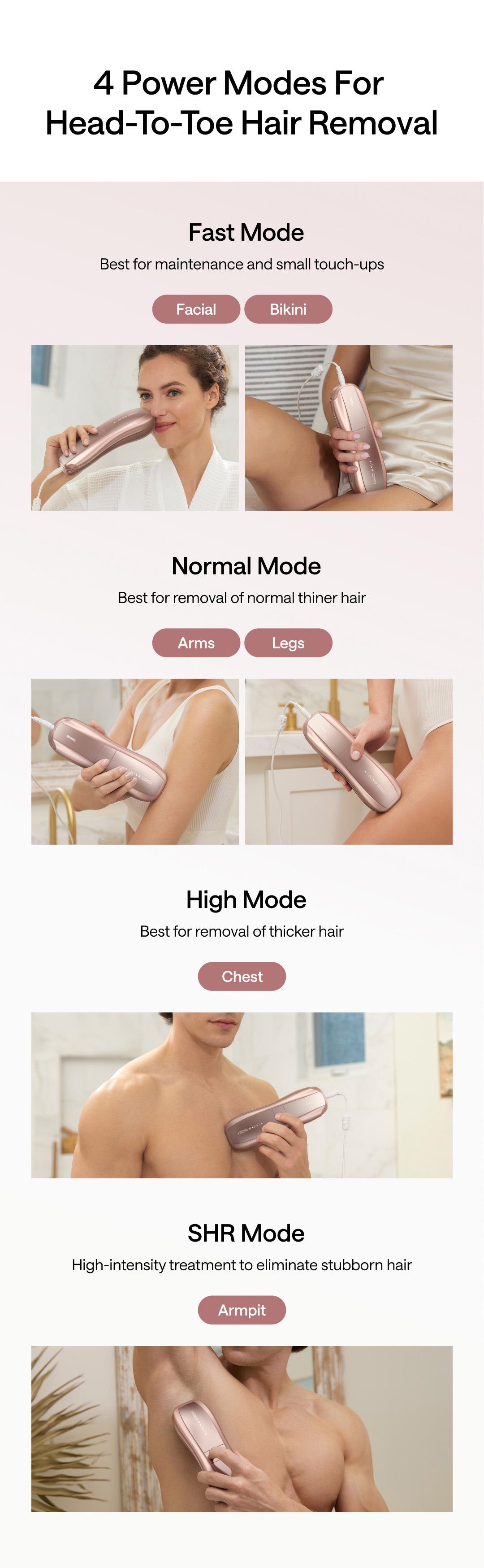 {live} Ulike Laser Hair Removal Air 10 IPL Device for Women & Men with Ice-Cooling Contact & Skin Sensor for Comfortable Painless Hair Removal Results