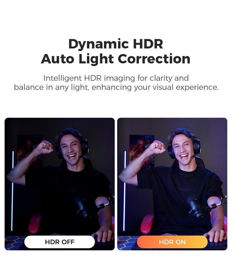 OBSBOT Tiny 2 Lite - Webcam 4K VoiceControl PTZ, Al Tracking Multi-mode & AutoFocus, Web Camera with 1/2" Sensor, GestureControl, 60 FPS, HDR Light Correction, Webcamfor PC, Streaming, Conference wyzewirelesscamera videogames