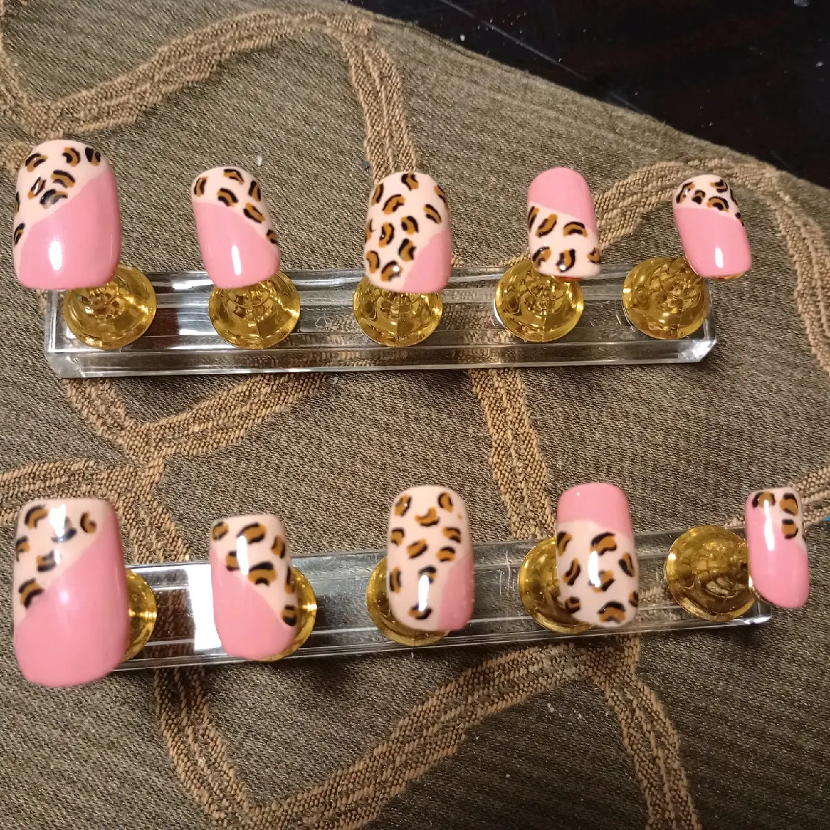 Cheetah Print Nail Set for Nail Art and Care - Nail Care