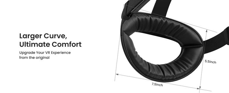 KIWI design K4 Flex Comfort Lite Head Strap for Quest 3/3S, Original Adjustable Replacement Strap with PU Foam Padding, Larger Headrest & Streamlined Design, Engineered for Lying-Down Use (No Battery) vr hardware accessories KIWI design K4 Flex Comfort Lite Head Strap for Quest 3/3S, Original Adjustable Replacement Strap with PU Foam Padding, Larger Headrest & Streamlined Design, Engineered for Lying-Down Use (No Battery) vr hardware accessories