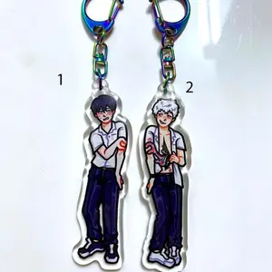 The Summer Hikaru Died Epoxy Heart Keychains