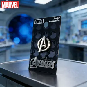 Marvel Avenger Pin 1PC Officially Licensed Cool Action Superhero Anime Brooch Backpack Decoration Jacket Lapel Anti-Rust Exquisite Alloy Enamel Gift