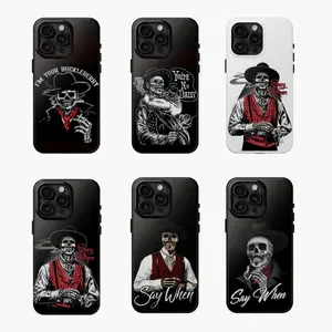 Doc Holliday Val Kilmer Tombstone Movie Phone Case for iPhone 11–17 Series| Vintage Western Aesthetic Tough Protective Cover