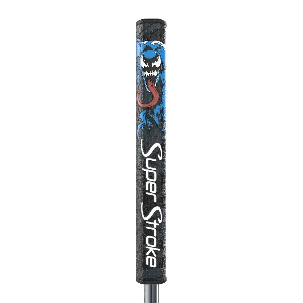 SuperStroke Marvel Venom Tour 2.0 Golf Putter Grip, Polyurethane with SPYNE & No Taper Tech, Multi-Zone Traction, 55g, Golf Gear, Multizone Traction, Square At Impact, Low Hand Fit, Countercore Ready, Parallel Shape
