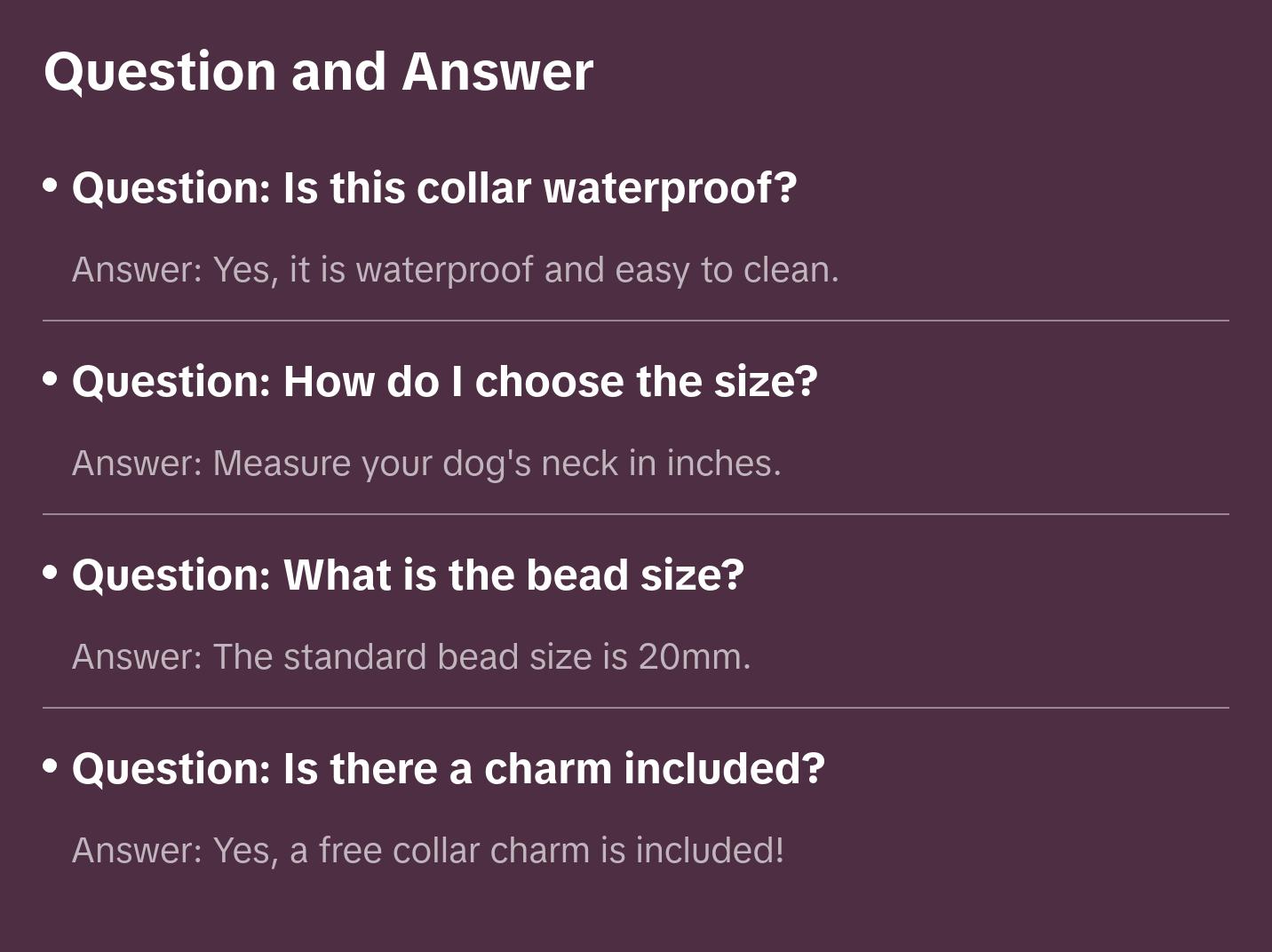 Pink & Mint Beaded Dog Collar | Custom Pearl Dog Collars  | Durable Dog Necklace | Luxury Dog Jewelry |