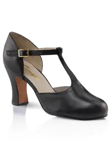 Closed Toe Chorus T Strap Character Shoes