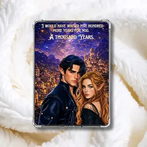 Feyre and Rhysand ACOTAR Inspired Kindle Insert | Velaris & City of Starlight Aesthetic E-Reader Decoration