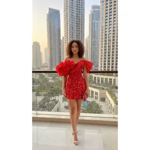 Mini Wrap Me Prom Dress