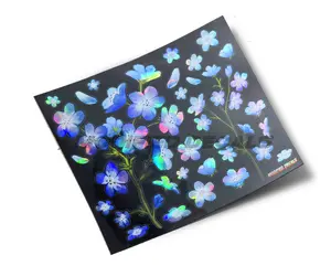 Blue Moon Flower Sticker Sheet