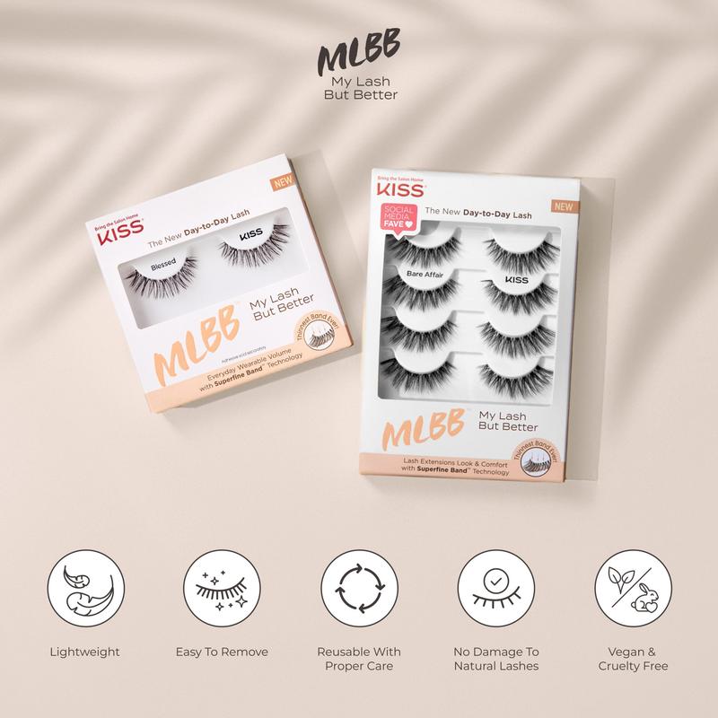 KISS My Lash But Better 4-Pair Multipack - Bare Affair