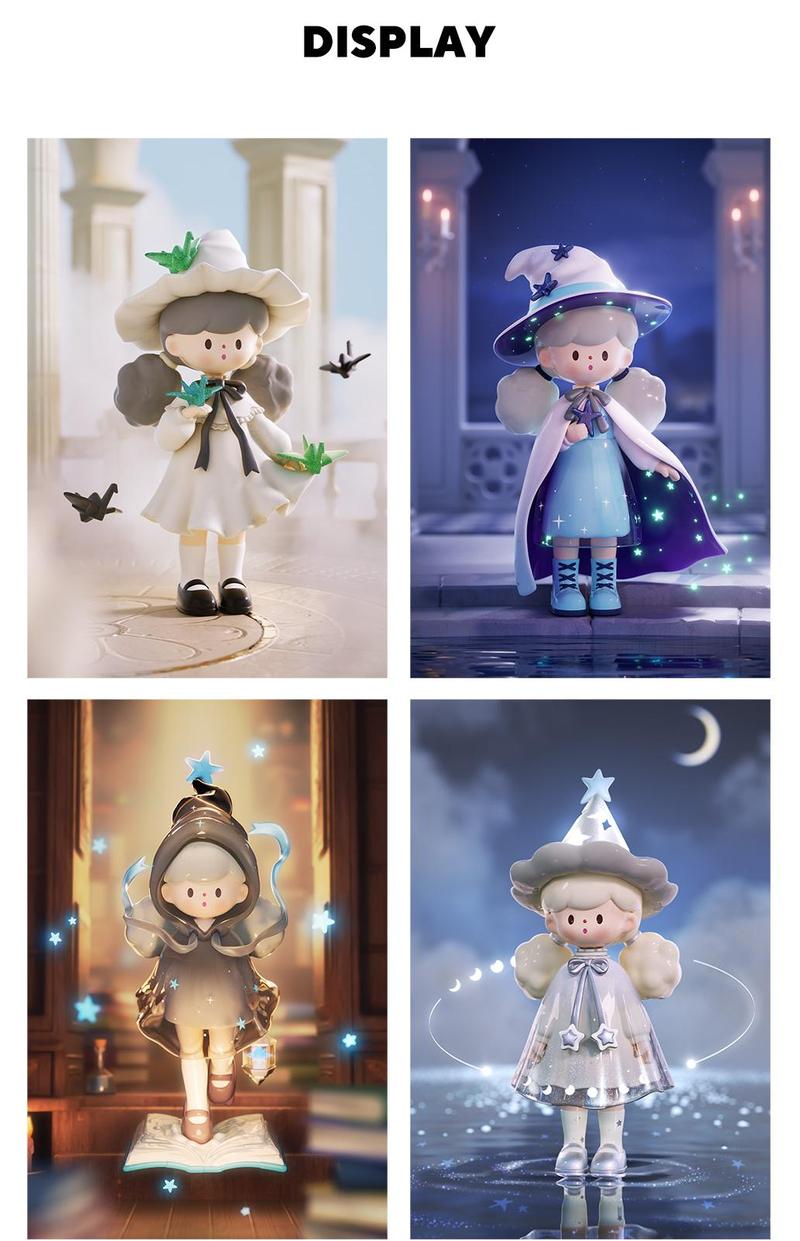 [FINDING UNICORN] Molinta Chasing Light Series Blind Box Cute Figures Desktop Ornament Collectible Toys Birthday Gifts H9XBUABDSD