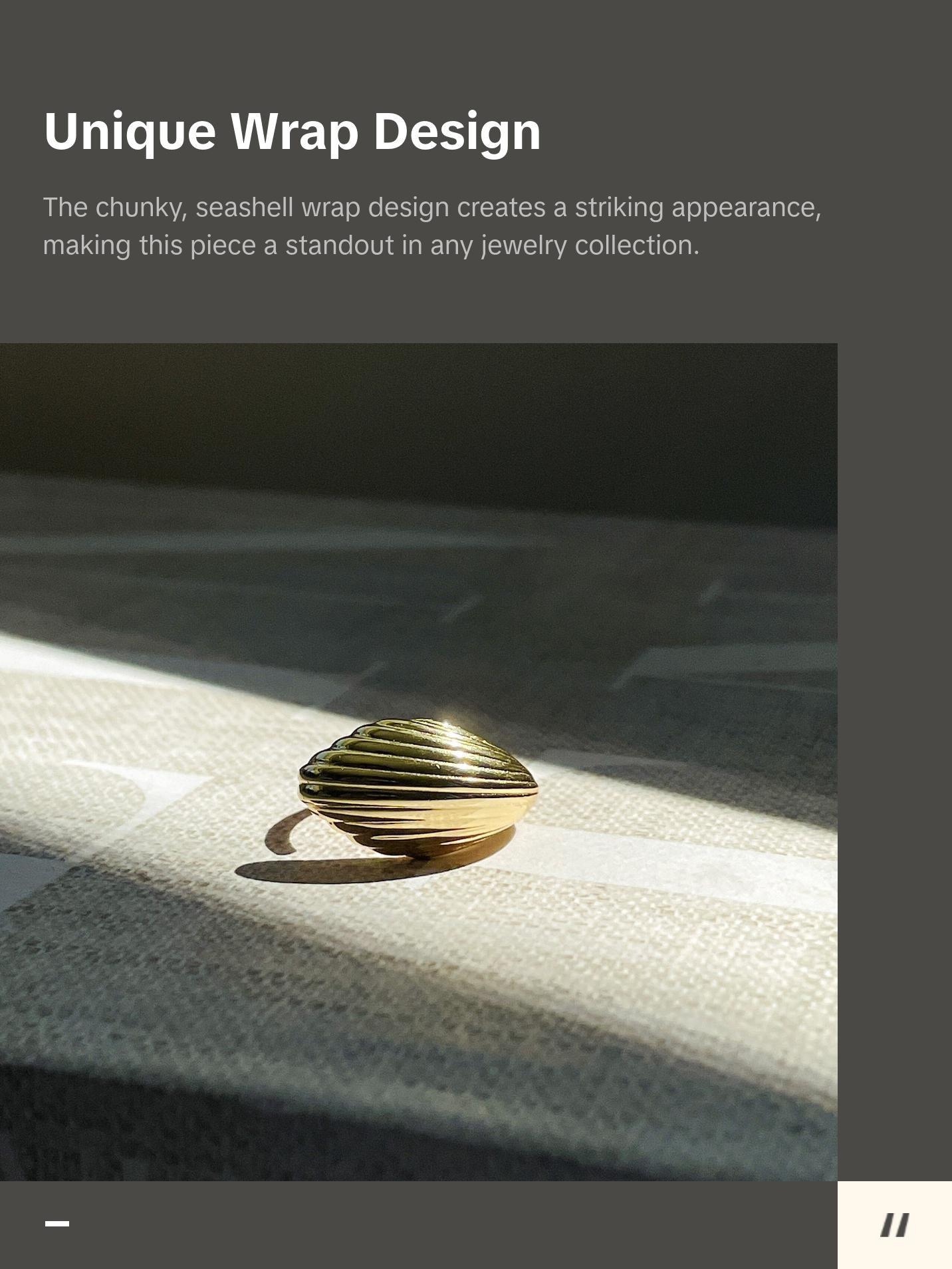 Seashell Wrap Ring