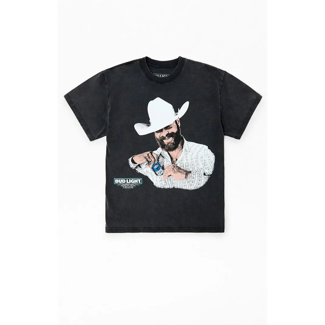 PacSun Men's Post Malone x Bud Light Dusk T-Shirt - Multicolor