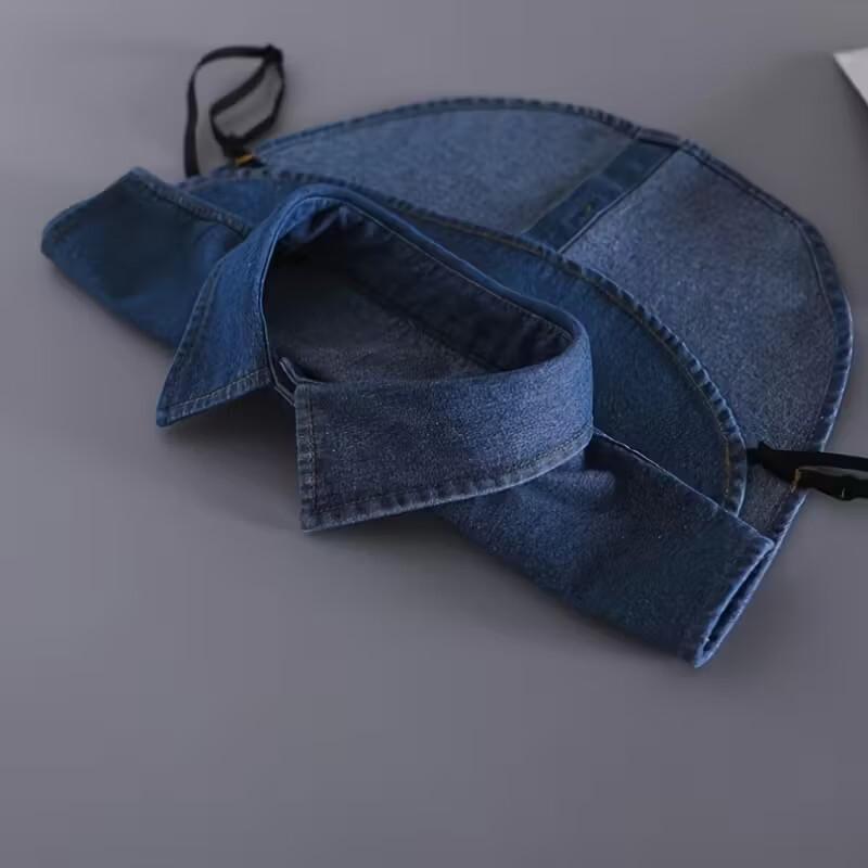 Fake Collar Shirt Collar for Blouses & Sweaters Structured Collar Piece to Turn Tops into Dresses One Size Fits 85-140 catties Practical Accessorize