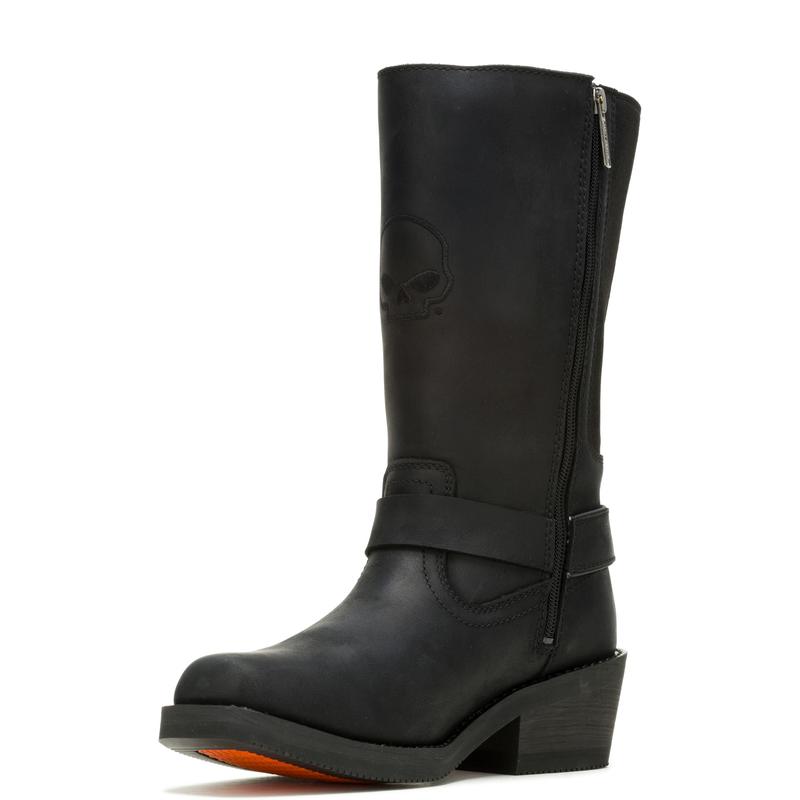 Harley-Davidson Korsen Tall Ride  10" Waterproof Womens Black Boots