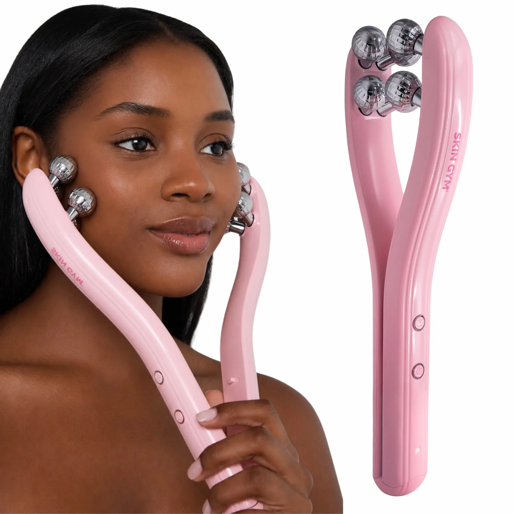 Skin Gym SculptFit 3D Facial Roller Facial Care Tool | 3D Massage Rollers & Self-Care Support