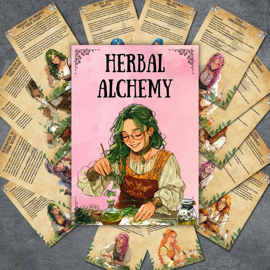 Herbalism A5 Magic Book - Subject Notebook: Explore and master the secrets of herbalism. Includes the principles behind three major illusions and corresponding process guides — Back to School Edition.