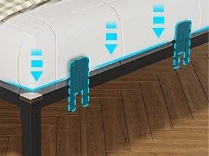 Sikaic LED Daybed with Storage Drawers and Bookcase Headboard Oak Gray