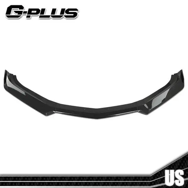 Black 1LE Style Front Bumper Lip Splitter - 1Set Car Exterior Accessory, Easy to Install, Direct Pricing by the Factory, Limited Life Guarantee, Fit for 2016-2022 Chevy Camaro
