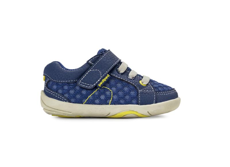 Pediped Dani - Originals/ Grip 'n' Go/ Flex Blue/Lime Comfortable & Durable Shoes for Growing Feet Secure Fit & Flexibility American Podiatric Medical Association Approved Pediped Dani - Originals/ Grip 'n' Go/ Flex Blue/Lime Comfortable & Durable Shoes for Growing Feet Secure Fit & Flexibility American Podiatric Medical Association Approved