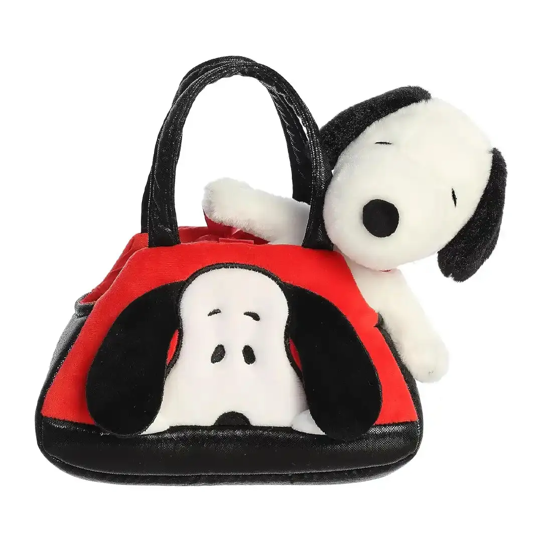 Aurora Peanuts Fancy Pals 7" Peek-A-Boo Snoopy Character Plush Stuffed Toy - Soft Plush, Durable Fabric, Cute Charm, Kids' Collectible, Character Plush Stuffed Toys