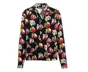 Palm Angels 3D Pajama Shirt 'Black/Red' Brand New Size 46