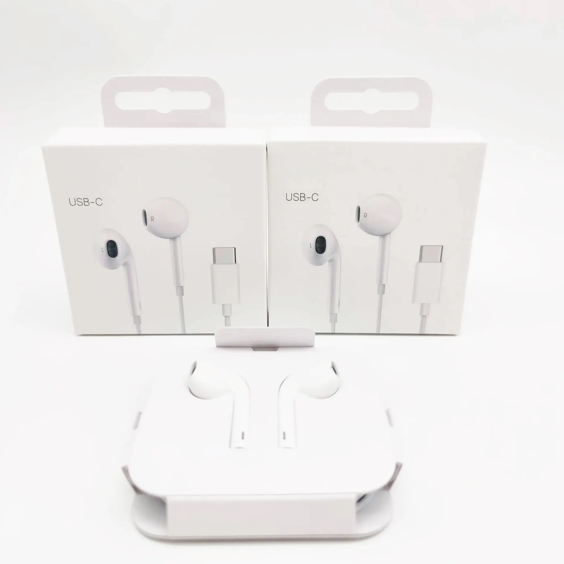 Type-C Wired Earphones USB-C In-ear Earbuds With Mic & Speaker Noise Cancelling Waterproof for Android & iPhone