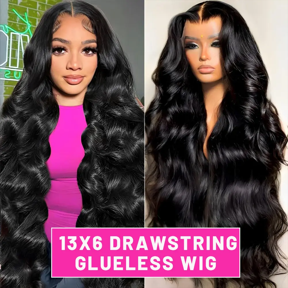 13x6 Drawstring Glueless